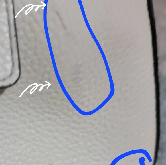 Pre-owned leather Michael Kors two handle beidge/cream satchel - Picture 14 of 16